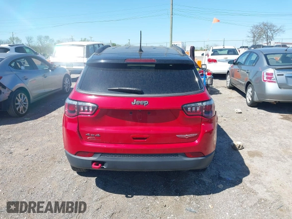 2019 Jeep Compass Trailhawk с VIN 3C4NJDDB7KT681947, выставлен на аукционе IAAI как лот 42031488 с пробегом 91 382 миль миль и . История ставок и продаж доступна на DreamBid. Изображение 16.