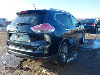 2014 Nissan Rogue S with VIN 5N1AT2MV7EC755967, listed as a IAAI auction lot 41800889 with 130,811 mi miles. Bid and sale history available at carsss.com. Image 4.