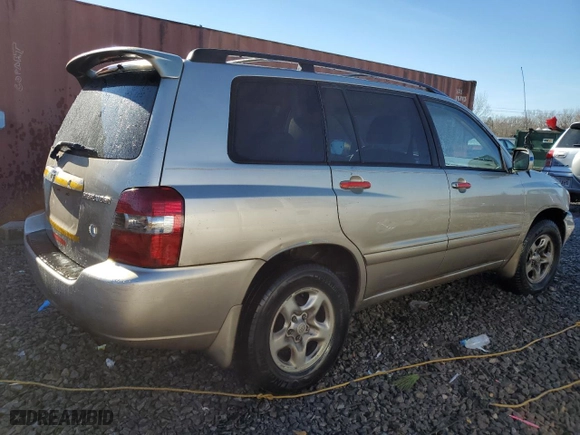 2007 Toyota Highlander with VIN JTEGD21A670168026, listed as a Copart auction lot 42421105 with 0 mi miles and Salvage Title. Bid and sale history available at carsss.com. Image 3.