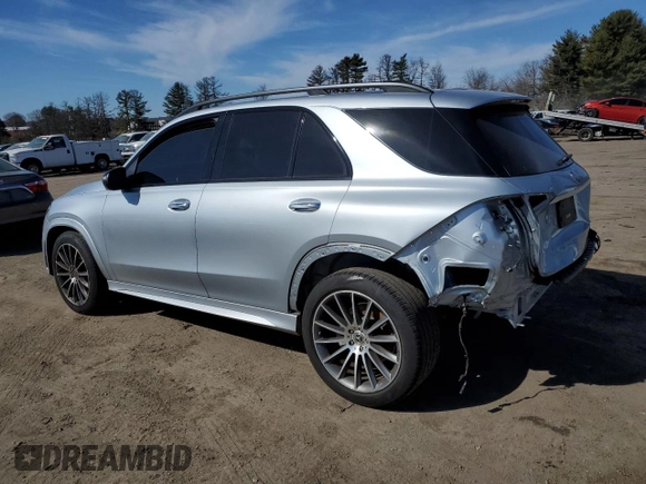 2022 Mercedes-Benz GLE 350 with VIN 4JGFB4KB9NA830600, listed as a Copart auction lot 46502195 with 43,251 mi miles and Salvage title. Bid and sale history available at DreamBid. Image 2.