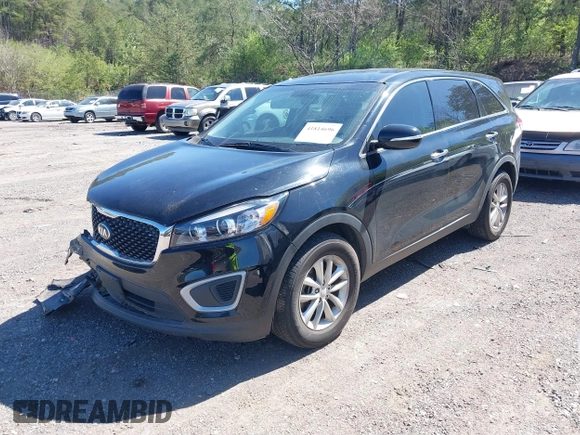 2018 Kia Sorento LX with VIN 5XYPG4A35JG410489, listed as a IAAI auction lot 41814696 with 134,402 mi miles. Bid and sale history available at carsss.com. Image 17.