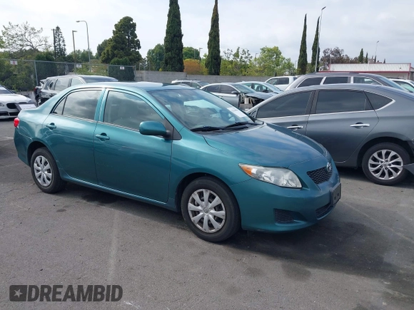 2009 Toyota Corolla with VIN 1NXBU40E49Z122815, listed as a IAAI auction lot 42110854 with 46,219 mi miles. Bid and sale history available at carsss.com. Image 1.