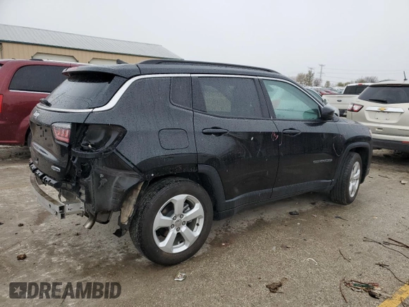 2020 Jeep Compass Altitude z VIN 3C4NJCBBXLT108507, wystawiony jako Copart lot #81733784 z przebiegiem 69 859 mil mil oraz Szkody całkowita. Historia ofert i sprzedaży dostępna na DreamBid. Obrazek 3.