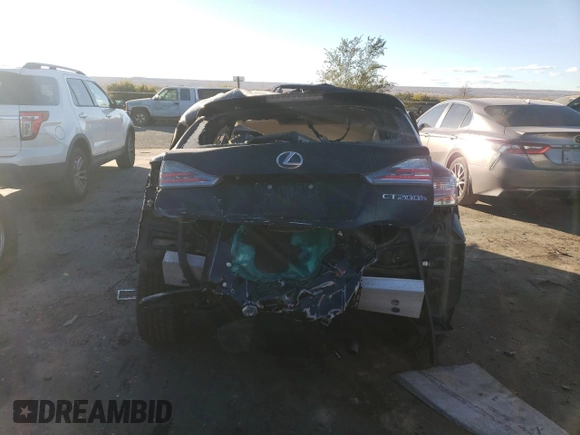 2017 Lexus CT with VIN JTHKD5BH3H2287863, listed as a Copart auction lot 77256284 with 0 mi miles and Non Repairable. Bid and sale history available at carsss.com. Image 6.