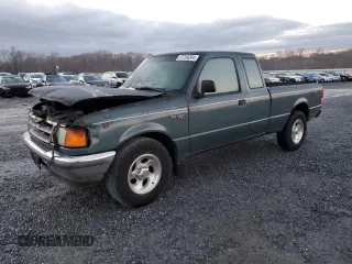 1997 Ford Ranger XL with VIN 1FTCR14A2VPA73865, listed as a Copart auction lot 87299264 with 201,191 mi miles and Salvage Title. Bid and sale history available at carsss.com. Image 1.