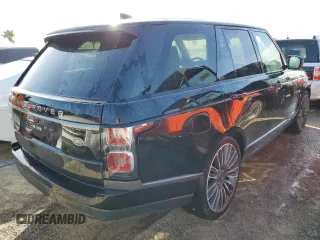 2022 Land Rover Range Rover Westminster with VIN SALGS2RU9NA462500, listed as a Copart auction lot 74475684 with 22,817 mi miles and Non repairable. Bid and sale history available at DreamBid. Image 3.