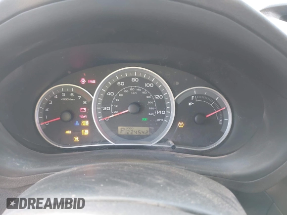 2008 Subaru Impreza Sedan (Natl) i with VIN JF1GE61698H509707, listed as a IAAI auction lot 41497562 with 224,542 mi miles. Bid and sale history available at carsss.com. Image 7.
