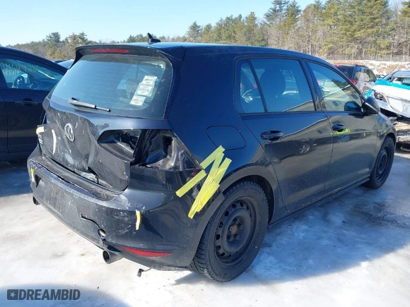 2016 Volkswagen Golf GTI SE with VIN 3VW4T7AUXGM060021, listed as a IAAI auction lot 41602354 with 81,349 mi miles. Bid and sale history available at carsss.com. Image 4.
