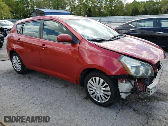 2009 Pontiac Vibe 1SA with VIN 5Y2SP67849Z445255, listed as a Copart auction lot 55554535 with 131,153 mi miles and Salvage title. Bid and sale history available at DreamBid. Image 4.