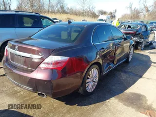 2011 Acura RL Technology with VIN JH4KB2F62BC000463, listed as a IAAI auction lot 41573978 with 172,755 mi miles and . Bid and sale history available at DreamBid. Image 4.
