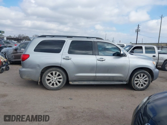 2008 Toyota Sequoia Platinum with VIN 5TDBY67A98S017696, listed as a IAAI auction lot 41499083 with 274,117 mi miles. Bid and sale history available at carsss.com. Image 13.