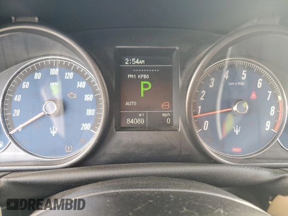 2013 Maserati GranTurismo Sport with VIN ZAM45VLA3D0069724, listed as a Copart auction lot 47804575 with 84,089 mi miles and Salvage title. Bid and sale history available at DreamBid. Image 9.