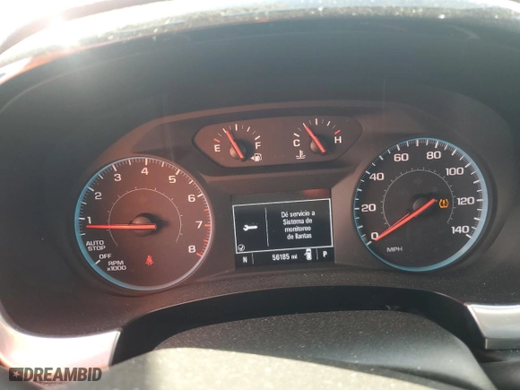2021 Chevrolet Traverse LS with VIN 1GNERFKW1MJ191452, listed as a Copart auction lot 45590565 with 56,185 mi miles and Salvage Title. Bid and sale history available at carsss.com. Image 9.