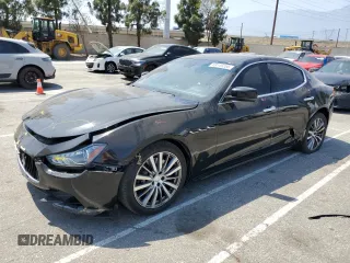 2016 Maserati Ghibli S with VIN ZAM57RSA5G1189725, listed as a Copart auction lot 59149355 with 91,255 mi miles and Salvage title. Bid and sale history available at DreamBid. Image 1.