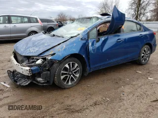 2015 Honda Civic LX z VIN 2HGFB2F52FH022025, wystawiony jako Copart lot #61791635 z przebiegiem Nie podano mil oraz Szkoda całkowita • Salvage title. Historia ofert i sprzedaży dostępna na DreamBid. Obrazek 1.