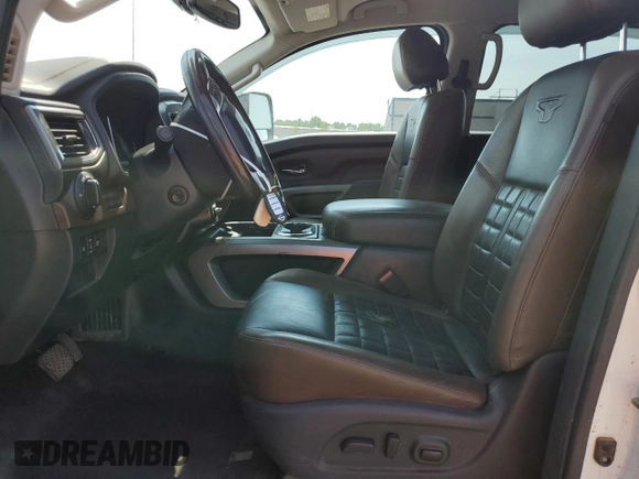 2016 Nissan Titan XD Platinum Reserve with VIN 1N6BA1F47GN511284, listed as a Copart auction lot 63860634 with 122,437 mi miles and Non Repairable. Bid and sale history available at carsss.com. Image 7.