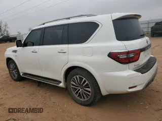 2022 Nissan Armada SL with VIN JN8AY2BD9N9678343, listed as a Copart auction lot 44131235 with 50,207 mi miles and Salvage Title. Bid and sale history available at carsss.com. Image 2.