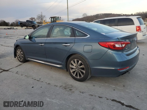 2016 Hyundai Sonata Sport with VIN 5NPE34AF5GH426562, listed as a Copart auction lot 46940005 with 117,519 mi miles and Clean Title. Bid and sale history available at DreamBid. Image 2.
