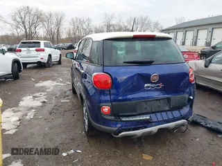 2015 FIAT 500L Urbana Trekking with VIN ZFBCFADH6FZ036980, listed as a IAAI auction lot 41640698 with 106,526 mi miles and . Bid and sale history available at DreamBid. Image 3.