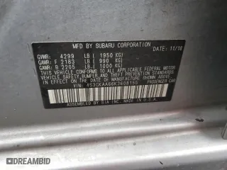 2019 Subaru Impreza with VIN 4S3GKAA66K3608155, listed as a Copart auction lot 77043934 with 0 mi miles and Salvage Title. Bid and sale history available at carsss.com. Image 12.