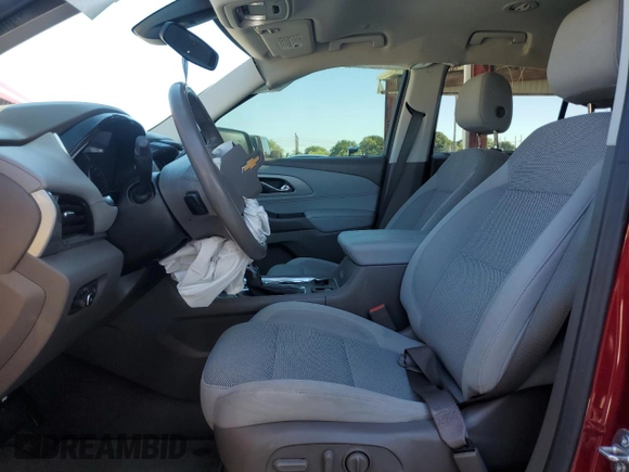 2021 Chevrolet Traverse LT Cloth with VIN 1GNERGKW9MJ155093, listed as a Copart auction lot 43694404 with 79,528 mi miles. Bid and sale history available at carsss.com. Image 7.