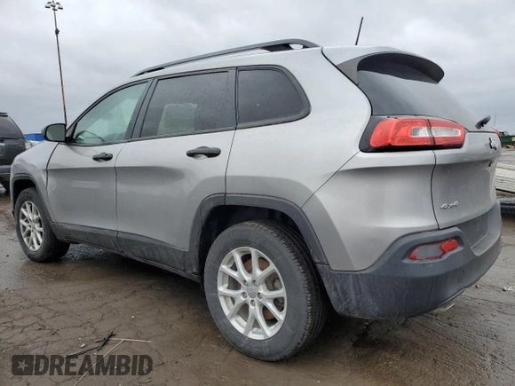 2017 Jeep Cherokee Sport z VIN 1C4PJMAB2HW590570, wystawiony jako Copart lot #49891395 z przebiegiem 146 851 mil mil oraz Szkoda całkowita • Salvage title. Historia ofert i sprzedaży dostępna na DreamBid. Obrazek 2.
