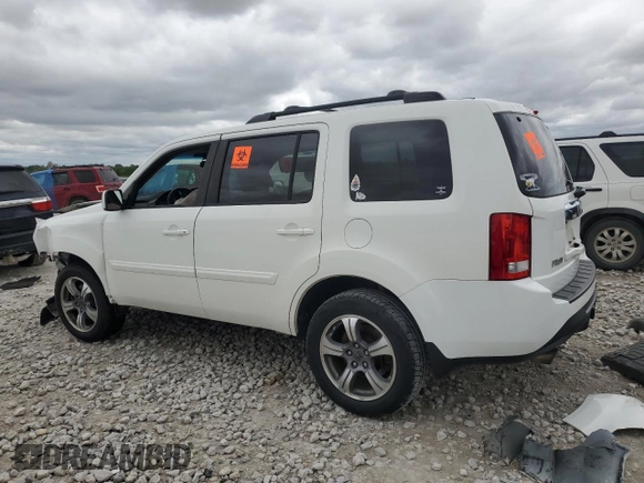 2015 Honda Pilot SE with VIN 5FNYF4H36FB055411, listed as a Copart auction lot 57334135 with Not provided miles and Clean title. Bid and sale history available at DreamBid. Image 2.