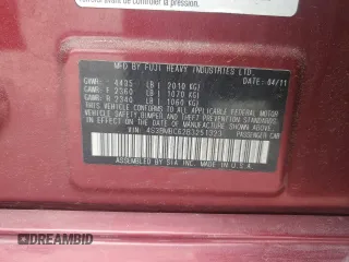 2011 Subaru Legacy Premium with VIN 4S3BMBC62B3251323, listed as a Copart auction lot 54652405 with 227,494 mi miles and Salvage Title. Bid and sale history available at DreamBid. Image 13.