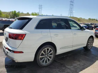 2019 Audi Q7 Premium Plus with VIN WA1LHAF75KD025255, listed as a Copart auction lot 56033515 with 54,985 mi miles and Salvage title. Bid and sale history available at DreamBid. Image 3.