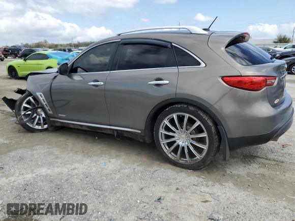 2009 Infiniti FX with VIN JNRAS18W69M155445, listed as a Copart auction lot 48298395 with Not provided miles and Salvage title. Bid and sale history available at DreamBid. Image 2.
