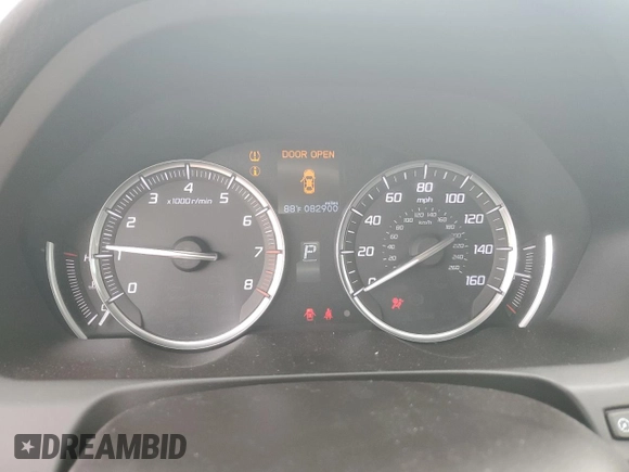 2015 Acura TLX with VIN 19UUB1F39FA024370, listed as a Copart auction lot 55422585 with 82,900 mi miles and Salvage Title. Bid and sale history available at carsss.com. Image 9.