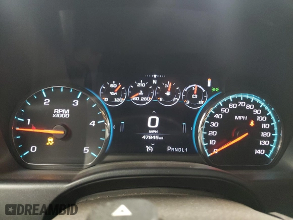 2019 GMC Sierra 2500HD Denali with VIN 1GT12SEY2KF219941, listed as a Copart auction lot 51613435 with 47,845 mi miles and Salvage Title. Bid and sale history available at carsss.com. Image 9.