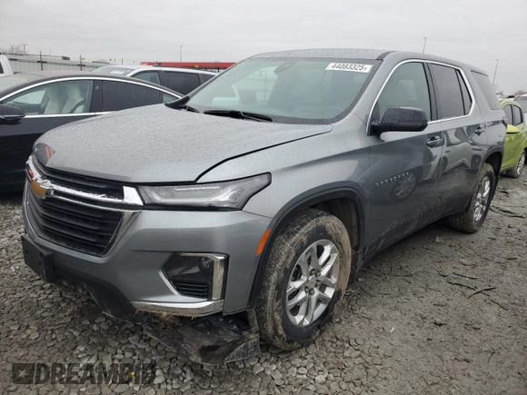 2024 Chevrolet Traverse LS with VIN 1GNESTKW7RJ139060, listed as a Copart auction lot 44083325 with 20,603 mi miles and Salvage title. Bid and sale history available at DreamBid. Image 1.