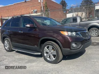 2012 Kia Sorento EX with VIN 5XYKUCA68CG220857, listed as a Copart auction lot 46635505 with 129,151 mi miles and Clean Title. Bid and sale history available at carsss.com. Image 1.