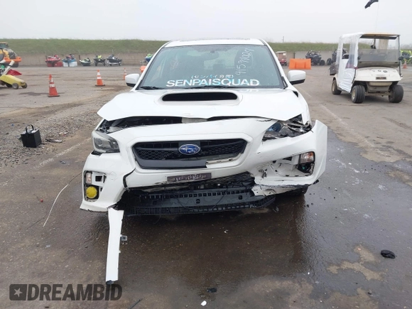 2015 Subaru WRX Limited with VIN JF1VA1G68F8803965, listed as a IAAI auction lot 41594024 with 147,381 mi miles. Bid and sale history available at carsss.com. Image 6.