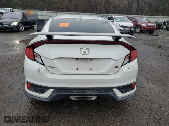 2019 Honda Civic Si z VIN 2HGFC3A51KH750102, wystawiony jako Copart lot #42726255 z przebiegiem 65 824 mil mil oraz Szkoda całkowita • Salvage title. Historia ofert i sprzedaży dostępna na DreamBid. Obrazek 6.