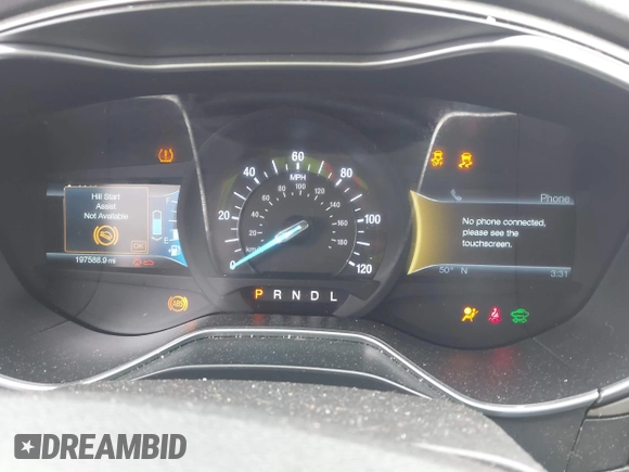 2014 Ford Fusion SE Hybrid with VIN 3FA6P0LU9ER310990, listed as a IAAI auction lot 42336303 with 197,588 mi miles and . Bid and sale history available at DreamBid. Image 7.