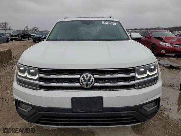 2018 Volkswagen Atlas 3.6L V6 SEL with VIN 1V2MR2CA1JC521010, listed as a Copart auction lot 49505835 with 117,521 mi miles and Salvage Title. Bid and sale history available at carsss.com. Image 5.