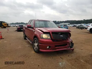 2008 Ford F-150 STX with VIN 1FTRX12W68KD11913, listed as a Copart auction lot 57166435 with 186,576 mi miles and Salvage title. Bid and sale history available at DreamBid. Image 13.
