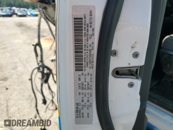 2017 Ram 1500 Tradesman with VIN 1C6RR7KT3HS814955, listed as a Copart auction lot 70402554 with Not provided miles and Non repairable. Bid and sale history available at DreamBid. Image 12.