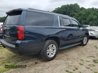 2019 Chevrolet Suburban LT with VIN 1GNSKHKC5KR370813, listed as a Copart auction lot 64362084 with 74,734 mi miles and Salvage Title. Bid and sale history available at DreamBid. Image 3.