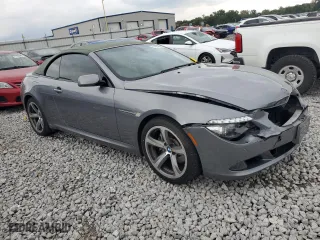 2008 BMW 6 Series 650i with VIN WBAEB53538CX62802, listed as a Copart auction lot 71491984 with 84,252 mi miles and Salvage Title. Bid and sale history available at carsss.com. Image 4.