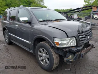 2006 Infiniti QX56 z VIN 5N3AA08C36N806381, wystawiony jako IAAI lot #42231122 z przebiegiem 150 842 mil mil oraz . Historia ofert i sprzedaży dostępna na DreamBid. Obrazek 1.