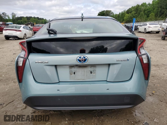 2017 Toyota Prius Two z VIN JTDKBRFU9H3566248, wystawiony jako Copart lot #56851065 z przebiegiem 66 409 mil mil oraz Szkoda całkowita • Salvage title. Historia ofert i sprzedaży dostępna na DreamBid. Obrazek 6.