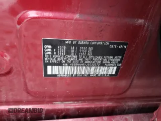 2018 Subaru Legacy Premium with VIN 4S3BNAH6XJ3033273, listed as a Copart auction lot 57904473 with 66,141 mi miles. Bid and sale history available at carsss.com. Image 15.