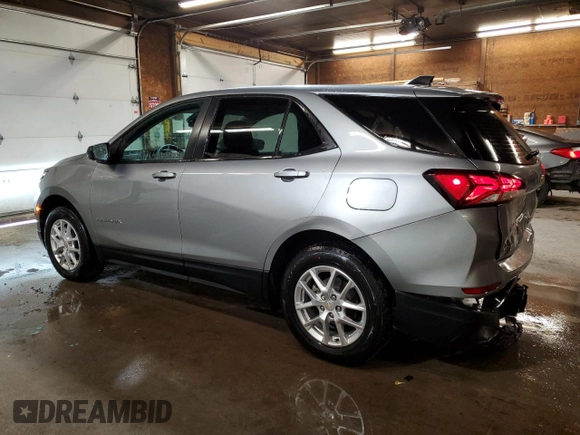 2023 Chevrolet Equinox LS z VIN 3GNAXSEG7PL174248, wystawiony jako Copart lot #50692335 z przebiegiem 51 303 mil mil oraz Szkoda całkowita • Salvage title. Historia ofert i sprzedaży dostępna na DreamBid. Obrazek 2.