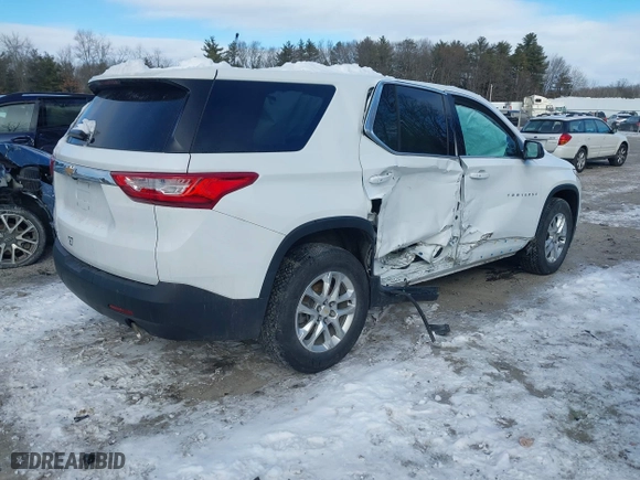 2021 Chevrolet Traverse LS with VIN 1GNEVFKW4MJ205324, listed as a IAAI auction lot 41337141 with 39,783 mi miles. Bid and sale history available at carsss.com. Image 4.