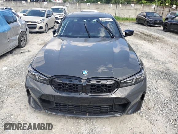 2024 BMW 3 Series M340i with VIN 3MW49FS08R8E86211, listed as a Copart auction lot 71483224 with 860 mi miles and Salvage Title. Bid and sale history available at carsss.com. Image 5.