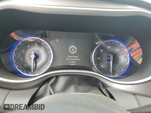 2023 Chrysler Pacifica Touring L with VIN 2C4RC1BG4PR621126, listed as a Copart auction lot 56694085 with 42,659 mi miles and Salvage title. Bid and sale history available at DreamBid. Image 9.