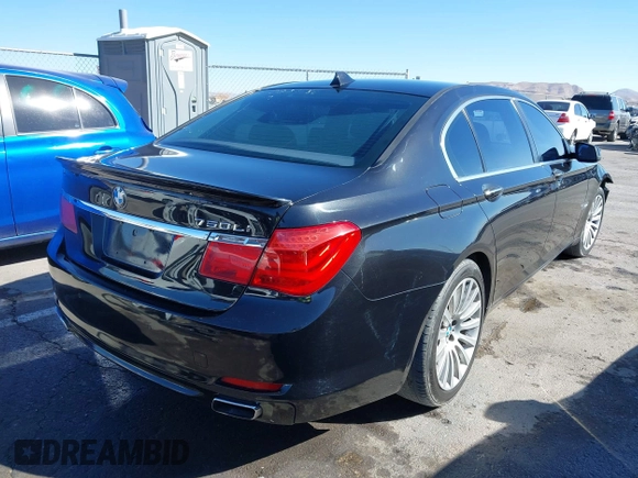 2012 BMW 7 Series 750Li with VIN WBAKB8C53CC962897, listed as a IAAI auction lot 41501447 with 186,046 mi miles and . Bid and sale history available at DreamBid. Image 4.